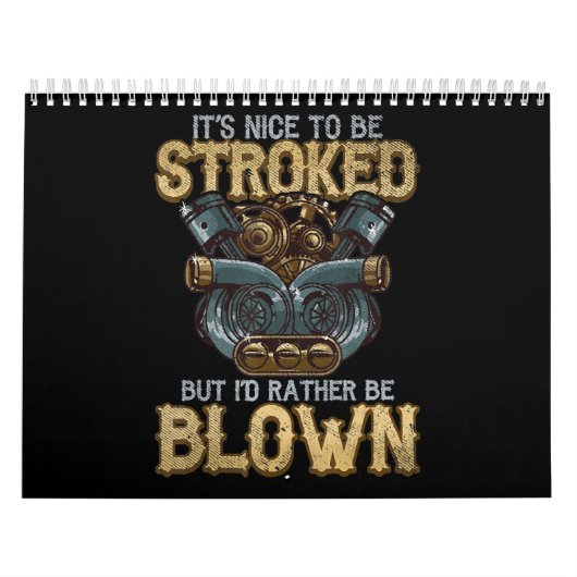 Het is leuk om te worden opgeblazen grappige kunst kalender (Hoes)