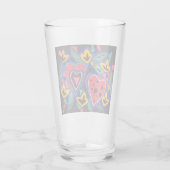 Het is leuk om verliefd te zijn glas (Achterkant)