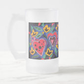 Het is leuk om verliefd te zijn matglas bierpul (Links)