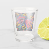 Het is leuk om verliefd te zijn shot glas (Achterkant)