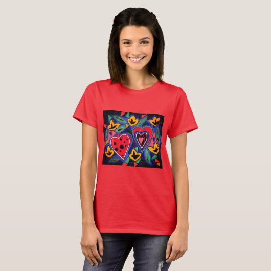 Het is leuk om verliefd te zijn t-shirt (Voorkant volledig)