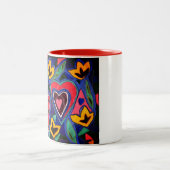 Het is leuk om verliefd te zijn tweekleurige koffiemok (Center)