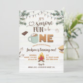 Het is leuker om één camping eerste verjaardag te kaart (Staand voorkant)