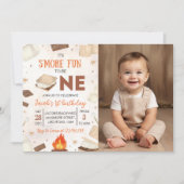 Het is leuker om een Smore Campfire verjaardagsfot Kaart (Voorkant)