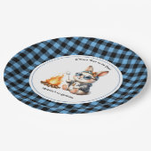 "Het is leuker om er een te zijn!" Bunny Camping 1 Papieren Bordje (Gekanteld)