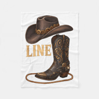 Het is Line Dance Tijd Fleece Deken