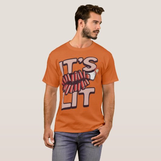 Het is Lit Firecracker T-shirt (Voorkant volledig)