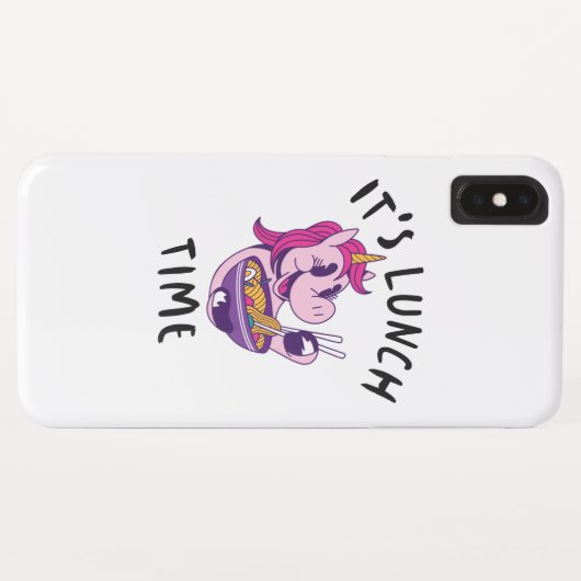 Het is lunchtijd Case-Mate iPhone case (Achterkant (horizontaal))