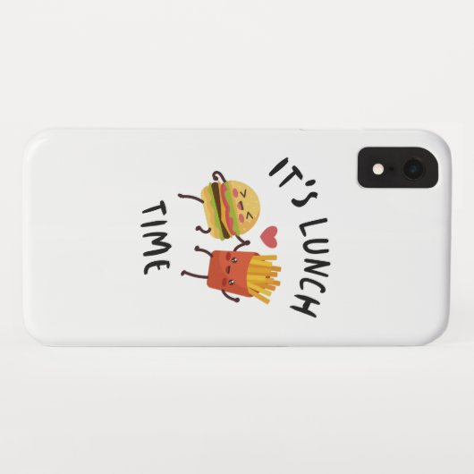 Het is lunchtijd Case-Mate iPhone case (Achterkant (horizontaal))