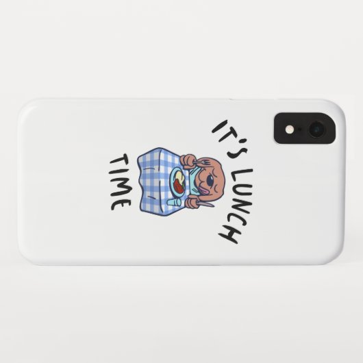 Het is lunchtijd Case-Mate iPhone case (Achterkant (horizontaal))