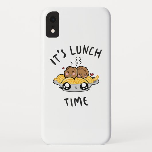 Het is lunchtijd Case-Mate iPhone case (Achterkant)