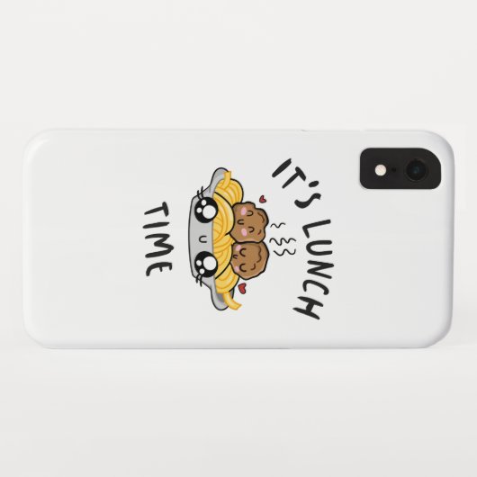 Het is lunchtijd Case-Mate iPhone case (Achterkant (horizontaal))