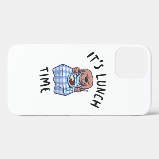 Het is lunchtijd Case-Mate iPhone case (Achterkant (horizontaal))