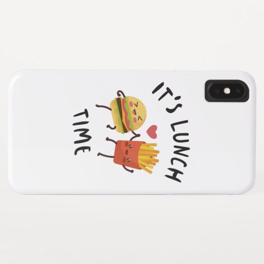Het is lunchtijd Case-Mate iPhone case (Achterkant (horizontaal))