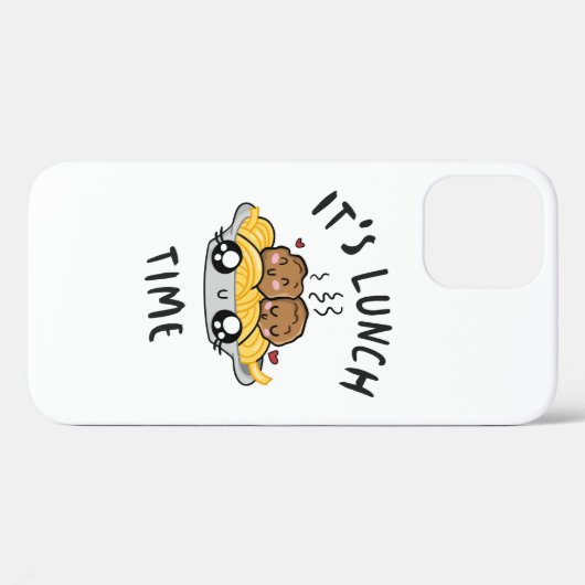 Het is lunchtijd Case-Mate iPhone case (Achterkant (horizontaal))