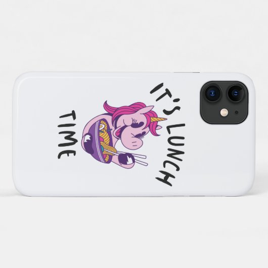 Het is lunchtijd Case-Mate iPhone case (Achterkant (horizontaal))