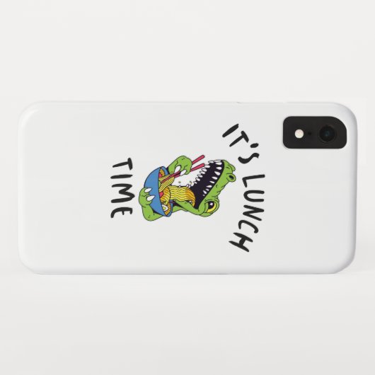 Het is lunchtijd Case-Mate iPhone case (Achterkant (horizontaal))