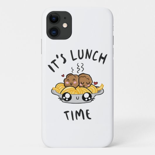 Het is lunchtijd Case-Mate iPhone case (Achterkant)