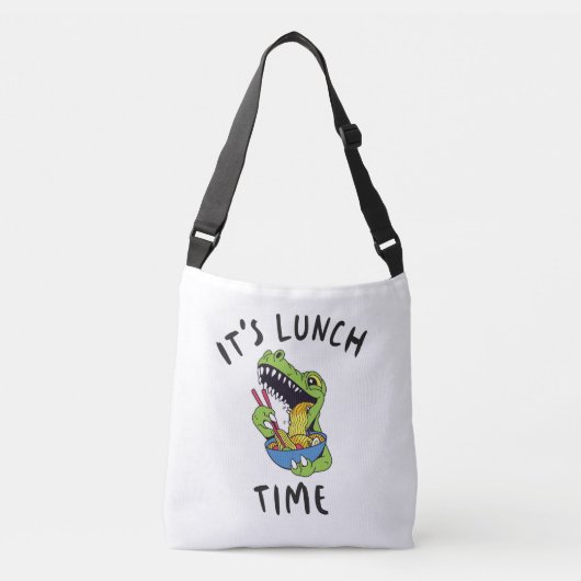 Het is lunchtijd crossbody tas (Voorkant)