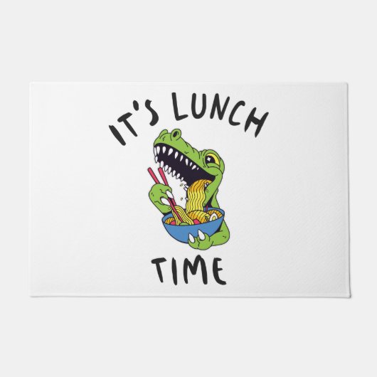 Het is lunchtijd deurmat (Voorkant)