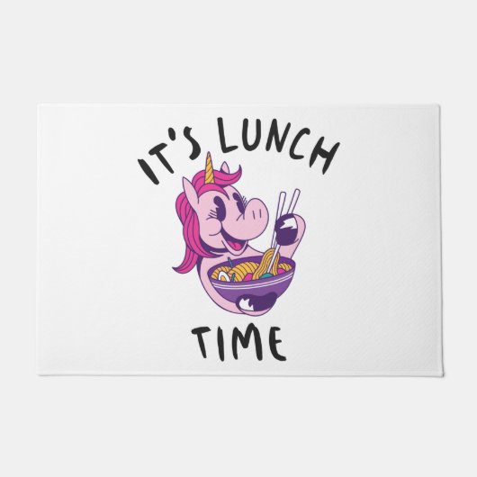 Het is lunchtijd deurmat (Voorkant)