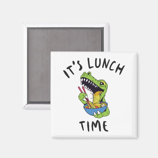 Het is lunchtijd magneet (Voorkant / Achterkant)