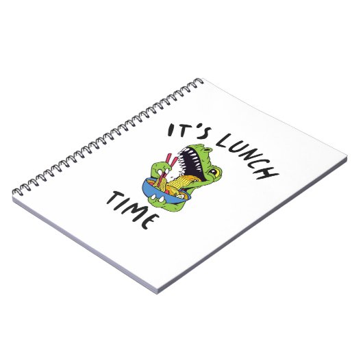 Het is lunchtijd notitieboek (Linkerzijde)