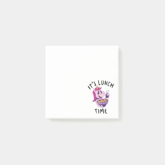 Het is lunchtijd post-it® notes (Voorkant)