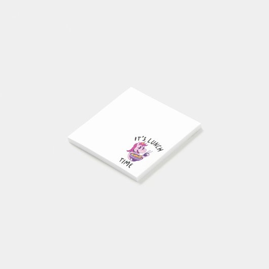 Het is lunchtijd post-it® notes (Schuin)