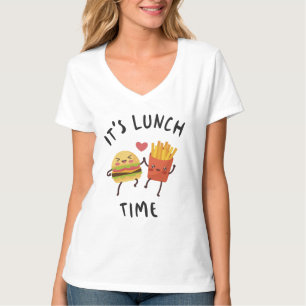 Het is lunchtijd t-shirt