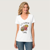Het is lunchtijd t-shirt (Voorkant volledig)