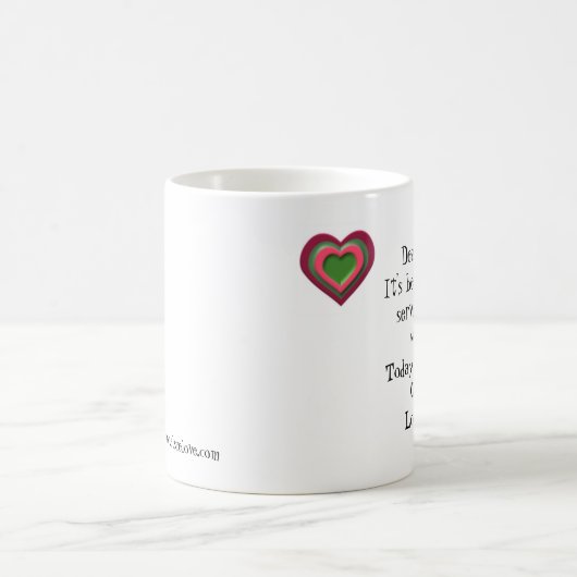 Het is maandag... ga weg! koffiemok (Center)