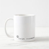 Het is maandag... ga weg! koffiemok (Links)