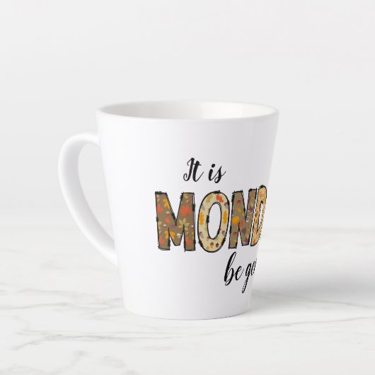 Het is maandag Mok (Linkerhoek)