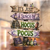 Het Is Maar Een Bende Hocus Pocus Raamsticker (Vel 2)