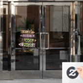 Het Is Maar Een Bende Hocus Pocus Raamsticker (Kantoordeur)