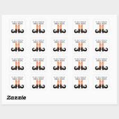 Het Is Maar Een Bende Hocus Pocus Vierkante Sticker (Vel)