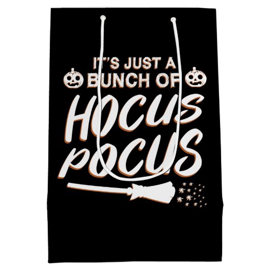 Het is maar een bundel Hocus Pocus, Haloweentee Medium Cadeauzakje (Achterkant)