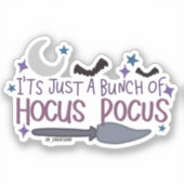 Het is maar een bundel Hocus Pocus Sticker (Voorkant)