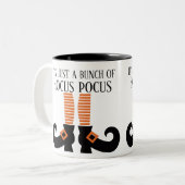 Het is maar een bundel Hocus Pocus Tweekleurige Koffiemok (Voorkant links)