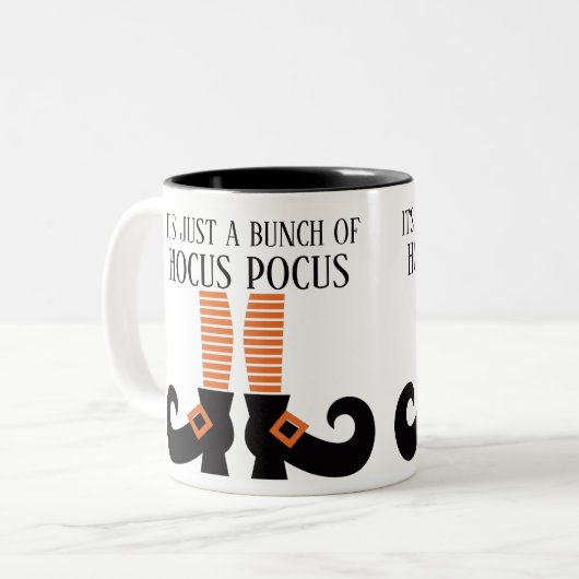 Het is maar een bundel Hocus Pocus Tweekleurige Koffiemok (Voorkant links)