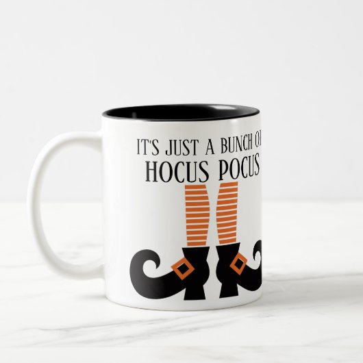 Het is maar een bundel Hocus Pocus Tweekleurige Koffiemok (Links)