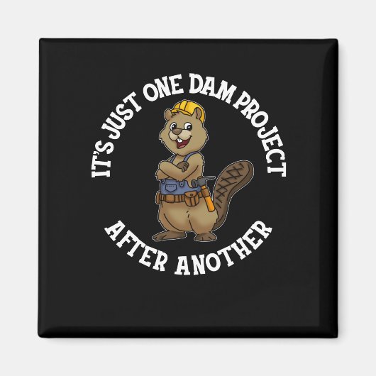 Het is maar één dam-project na een andere handyman magneet (Voorkant)