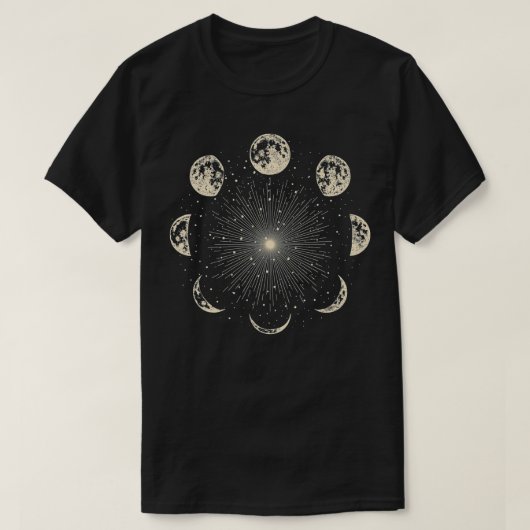 Het is maar een fase van de longemboon-astronomie t-shirt (Design voorkant)