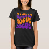Het is maar een hele hoop Hocus Pocus Retro Herfst T-shirt (Voorkant)