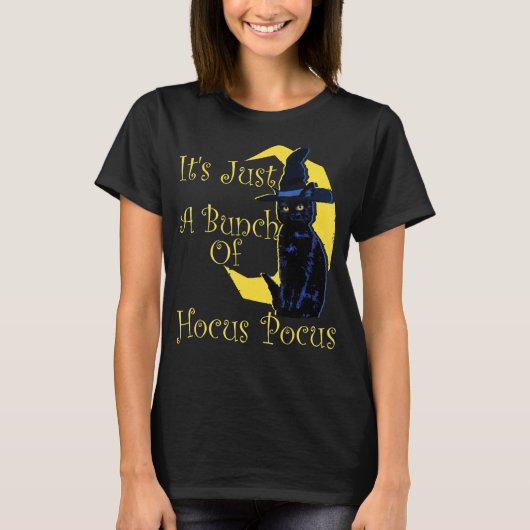 Het is maar een hele hoop Hocus Pocus Spooky Zeeen T-shirt (Voorkant)