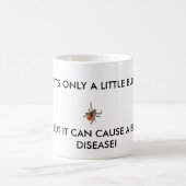 "Het is maar een klein insect" Lymziekte-bewustzij Koffiemok (Center)