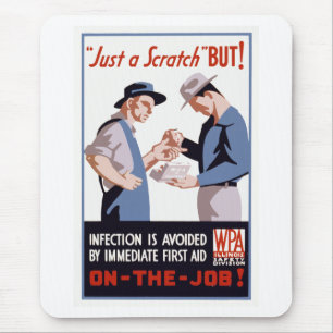 Het is maar een kruitvat - maar! muismat