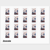 Het is maar een kruitvat - maar! vierkante sticker (Vel)