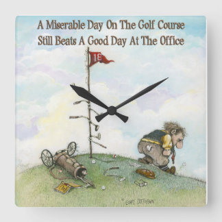 Het is maar een spelletje vierkante klok